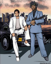 Load image into Gallery viewer, Sticker Miami Vice 3.2&quot;x4&quot; Full background
