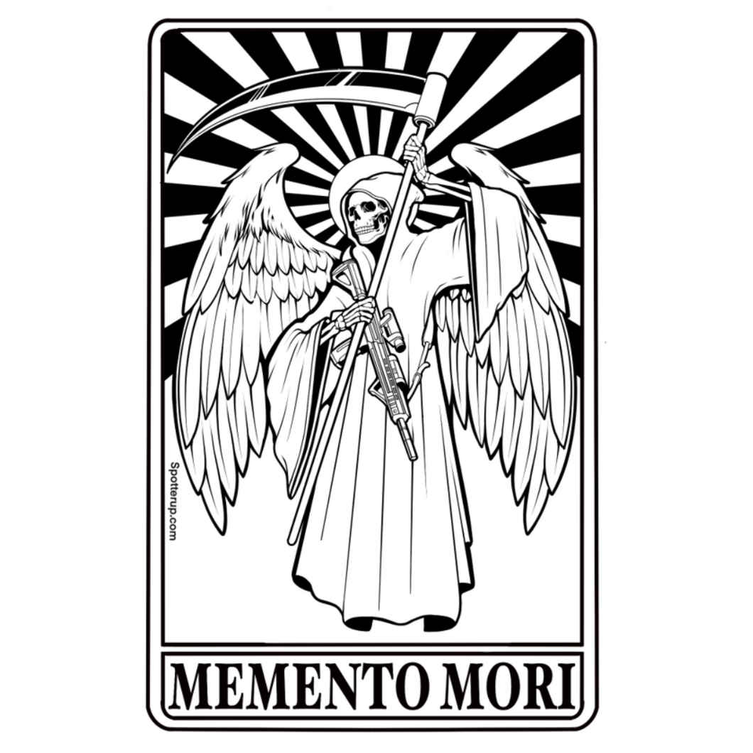 Sticker Memento Mori Winged 2