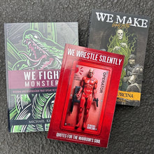 Load image into Gallery viewer, Literature: Book We Fight Monsters, PAPERBACK Signed Copy with Stickers 2nd Edition
