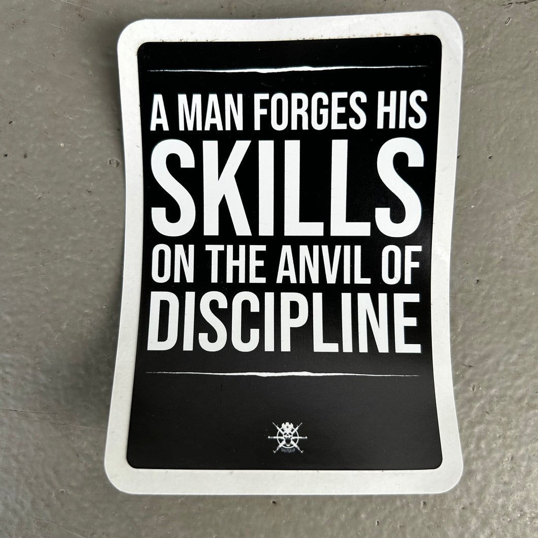 Sticker Anvil of Discipline