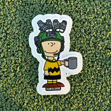 Load image into Gallery viewer, Sticker Special Activities Chuckie w Coffee B 2.5&quot; w x 3.5&quot; h
