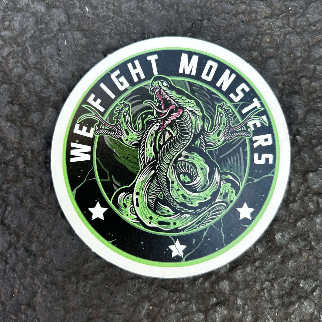 Sticker We Fight Monsters 1