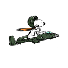 Load image into Gallery viewer, Sticker Snoopy Warthog V1  2&quot; x 3&quot;
