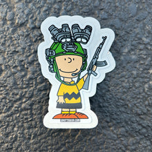 Load image into Gallery viewer, Sticker Special Activities AK47 Chuckie  2&quot; x 3&quot;
