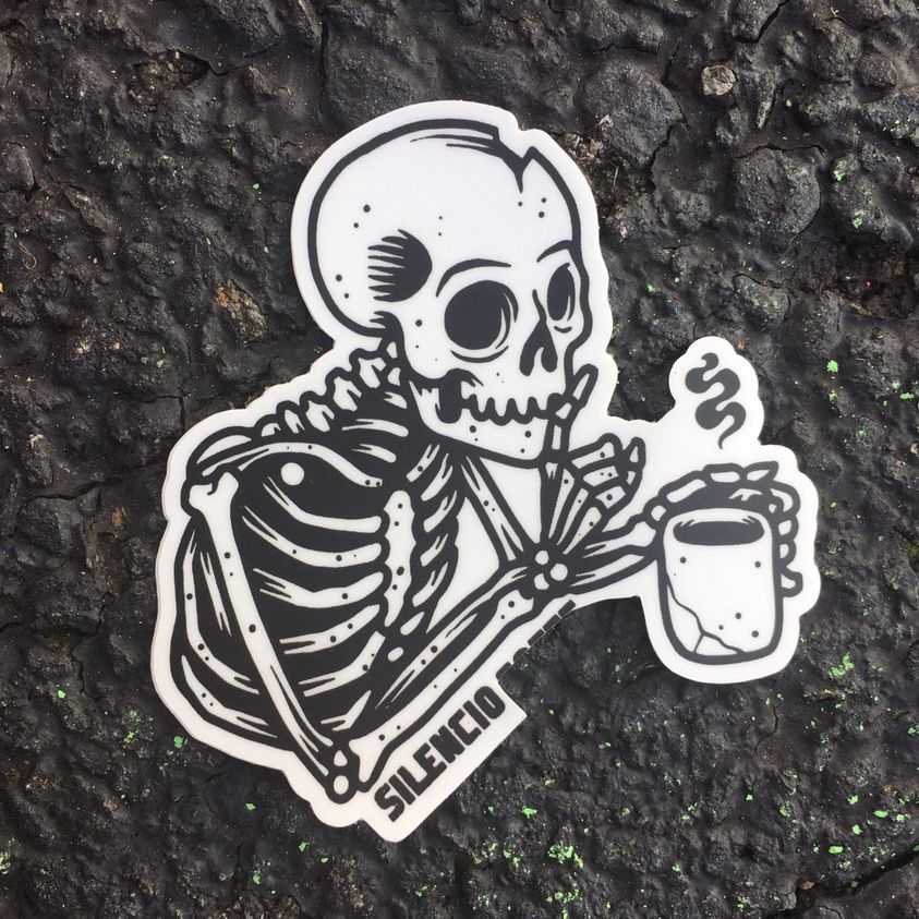 Sticker Dead Until Coffee! V1 3